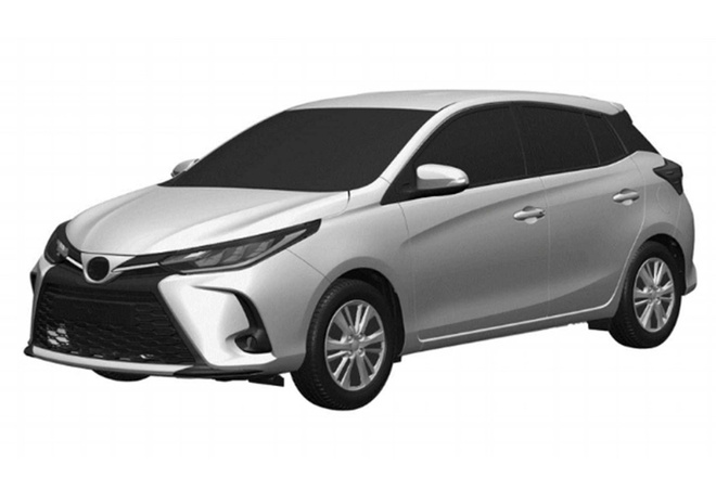 Lộ hình ảnh sáng chế Toyota Yaris 2021 với ngoại hình ấn tượng