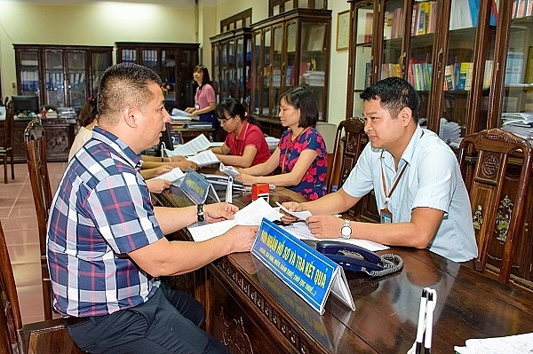 Tính đến hết tháng 5, cơ quan Thuế các cấp đã thực hiện được 15.195 cuộc thanh tra, kiểm tra. Ảnh Thùy Linh.