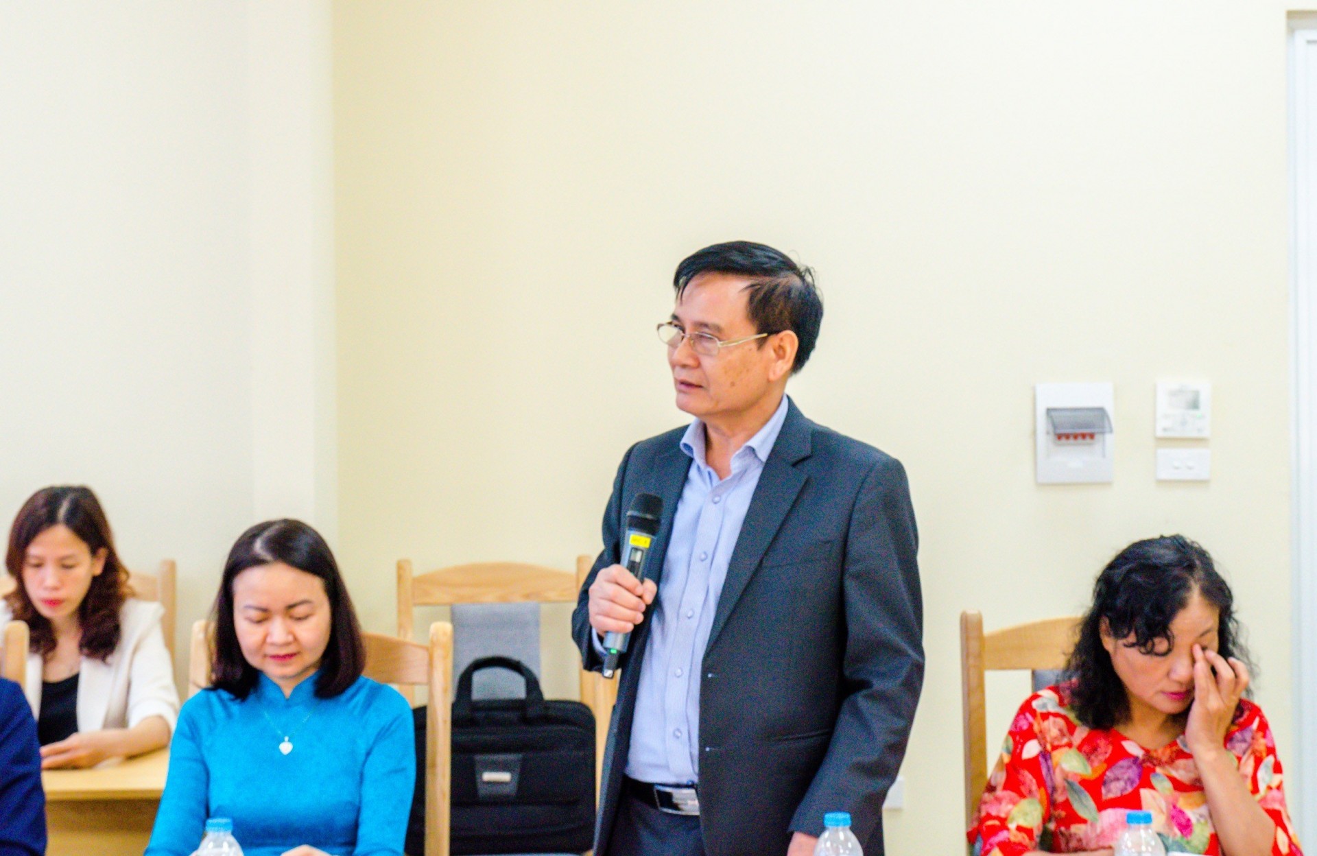 ThS. Nguyễn Văn Nhiên – Phó Chủ tịch Hội phát biểu ý kiên tại buổi lễ.