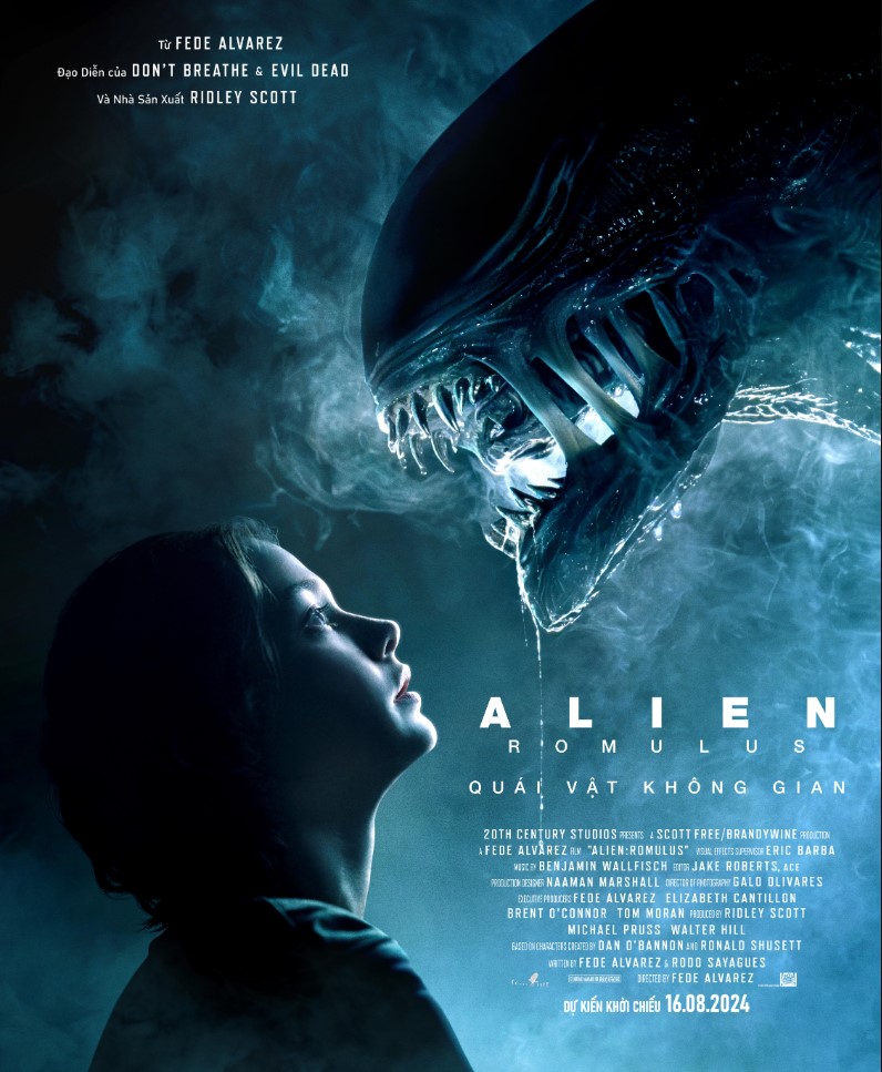 Alien: Romulus dự kiến khởi chiếu ngày 16.08 tại các rạp trên toàn quốc.