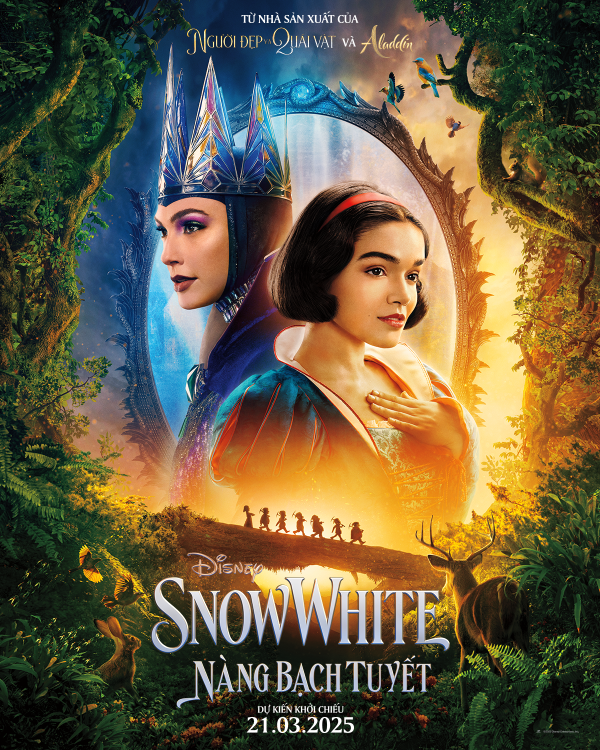 Snow White ( Nàng bạch tuyết) dự kiến khởi chiếu 21.03.2025 tại các rạp trên toàn quốc