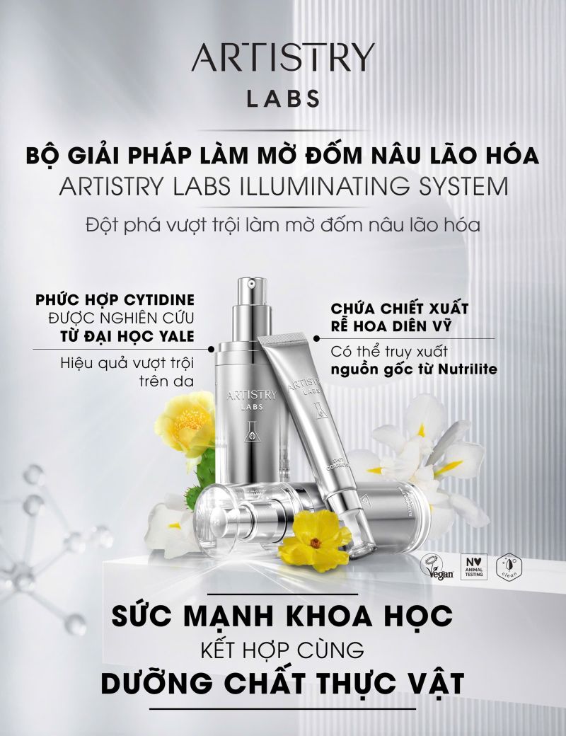 Bộ giải pháp làm mờ đốm nâu lão hoá