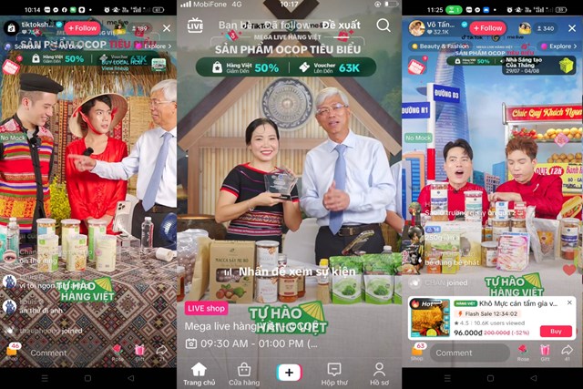 Tiểu thương thời 4.0: Bán rau qua livestream, thanh toán bằng mã QR