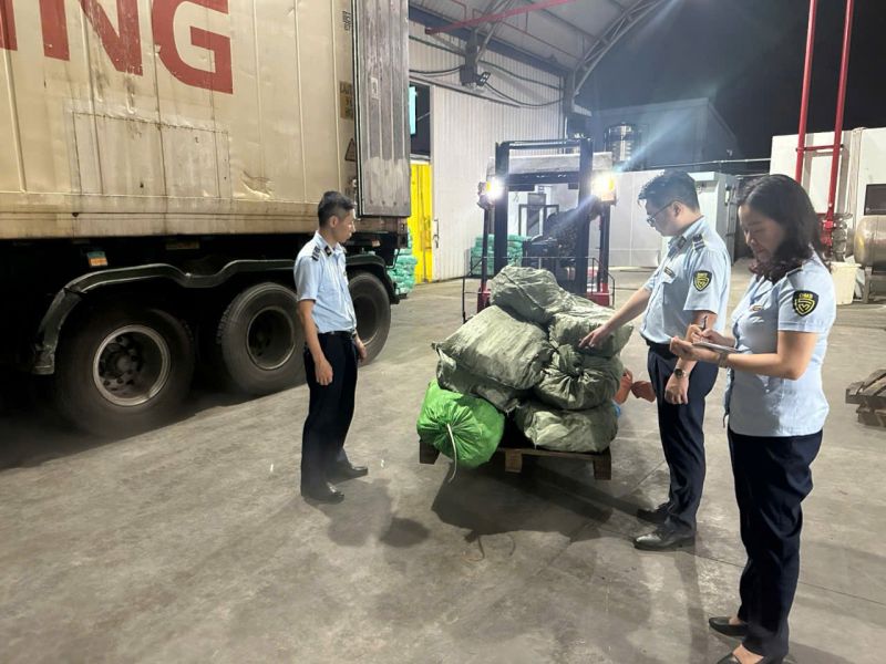 Quảng Ninh tạm giữ hơn 12 tấn chân gà bốc mùi hôi thối trong kho lạnh