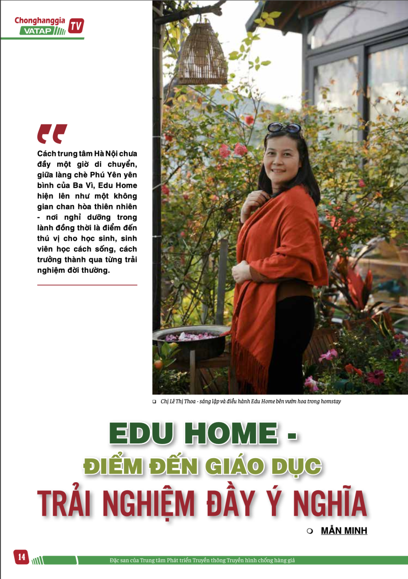 EDU HOME - ĐIỂM ĐẾN GIÁO DỤC TRẢI NGHIỆM ĐẦY Ý NGHĨA