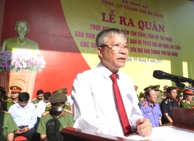 Công an Đà Nẵng ra quân thực hiện tháng Cao điểm tấn công, trấn áp tội phạm