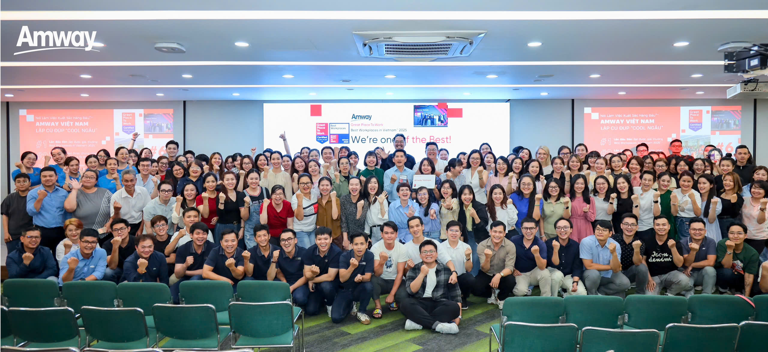 Amway được công nhận là một Nơi làm việc xuất sắc (Great Place to Work®) Amway được công nhận là một Nơi làm việc xuất sắc (Great Place to Work®)