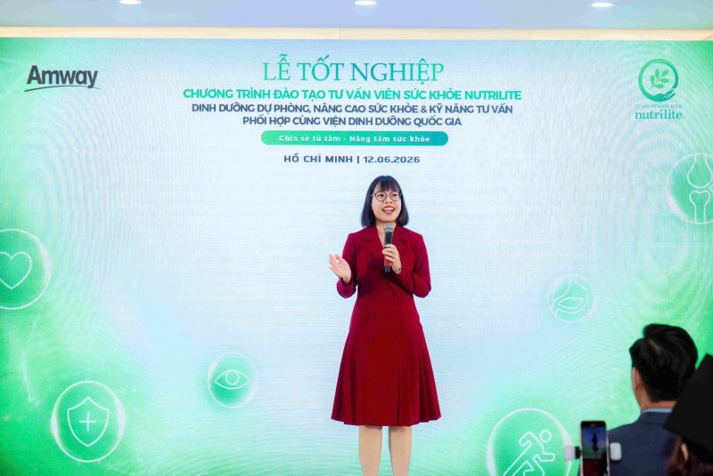 GẦN 300 TƯ VẤN VIÊN SỨC KHỎE NUTRILITE  ĐƯỢC ĐÀO TẠO BỞI VIỆN DINH DƯỠNG QUỐC GIA