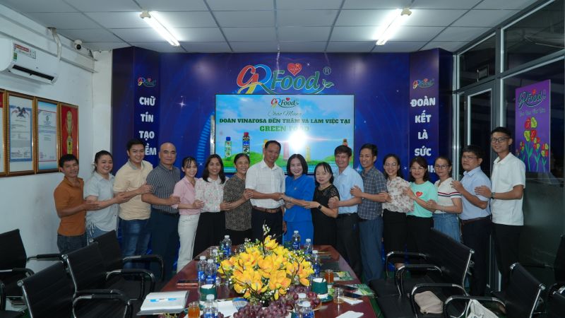 LÃNH ĐẠO VINAFOSA  THĂM VÀ LÀM VIỆC TẠI CÔNG TY GREEN FOOD