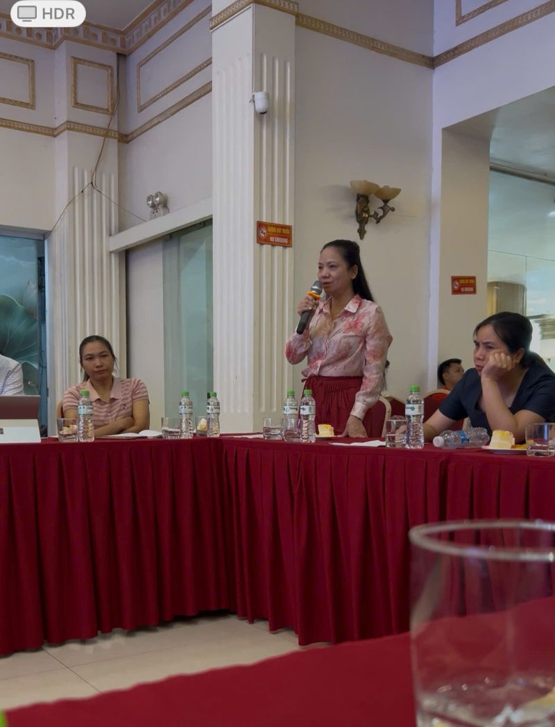 B&agrave; Nguyễn Thị Ngọc Anh tổng GĐ C&ocirc;ng ty Cổ phần Thủy Long Group chia sẻ kh&oacute; khăn vướng mắc m&agrave; doanh nghiệp l&uacute;ng t&uacute;ng trong c&aacute;ch xử l&yacute;.